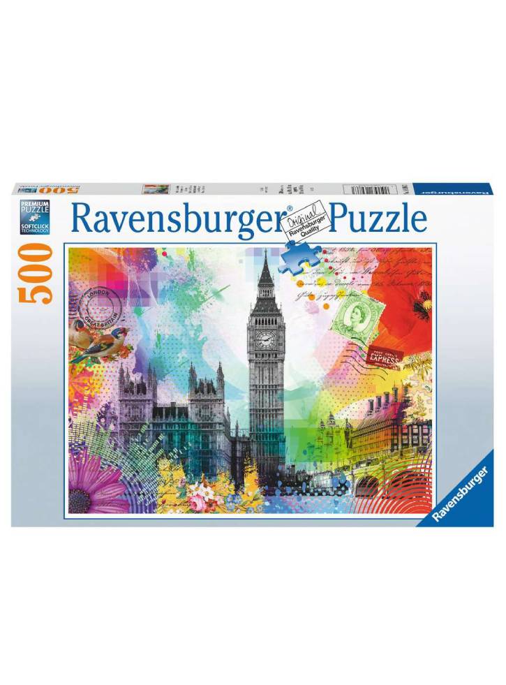 Puzzle Ravensburger London Postcard 500pc (16986)