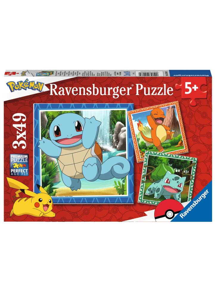 Puzzle Ravensburger Pokemon 3x49pc (05586)