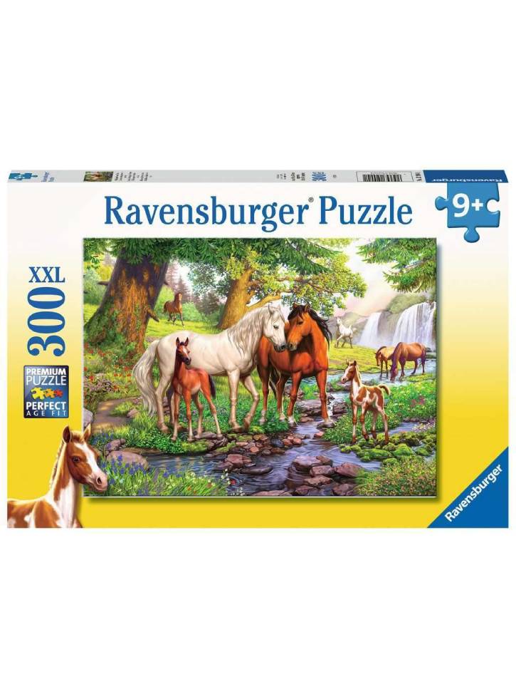 Puzzle Ravensburger Horses By The Stream 300pc (12904)