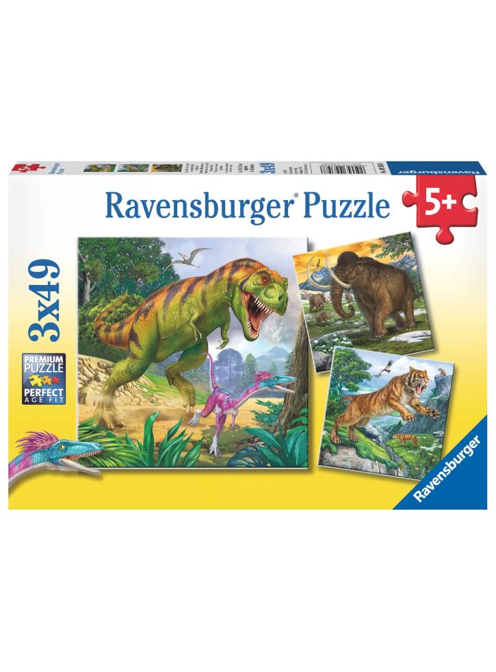 Puzzle Ravensburger Primeval Ruler 3x49pc (09358)