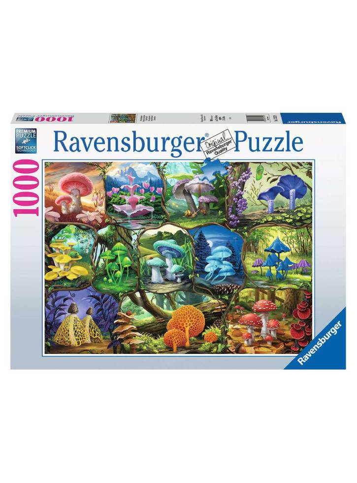 Puzzle Ravensburger Beautiful Mushrooms 1000pc (10217312)