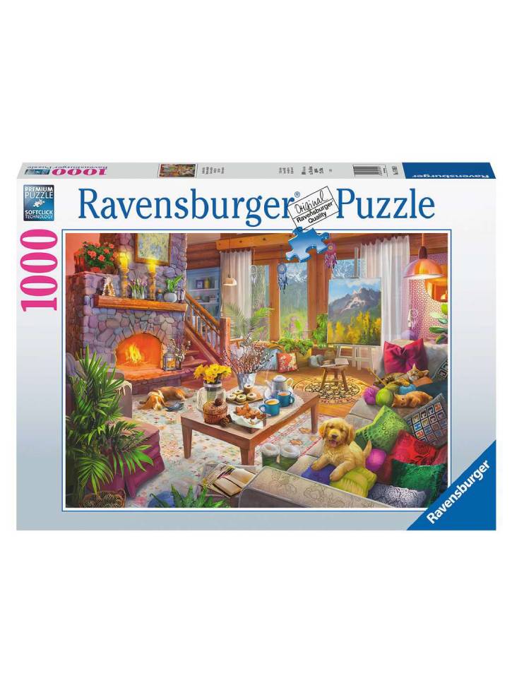 Puzzle Ravensburger Cozy Cabin 1000pc (10217495)