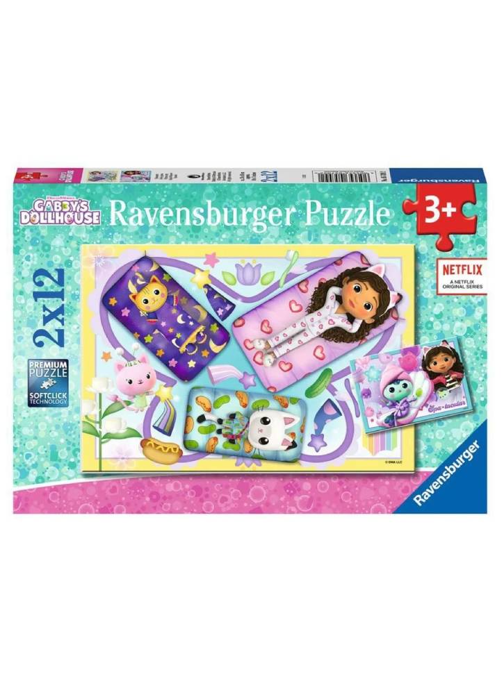 Puzzle Ravensburger Gabby\'s Dollhouse 2x12pc (10105709)