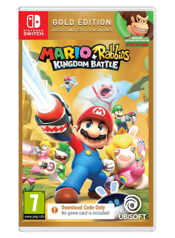 Mario + Rabbids Kingdom Battle Gold Edition Code in Box Нинтендо Суич