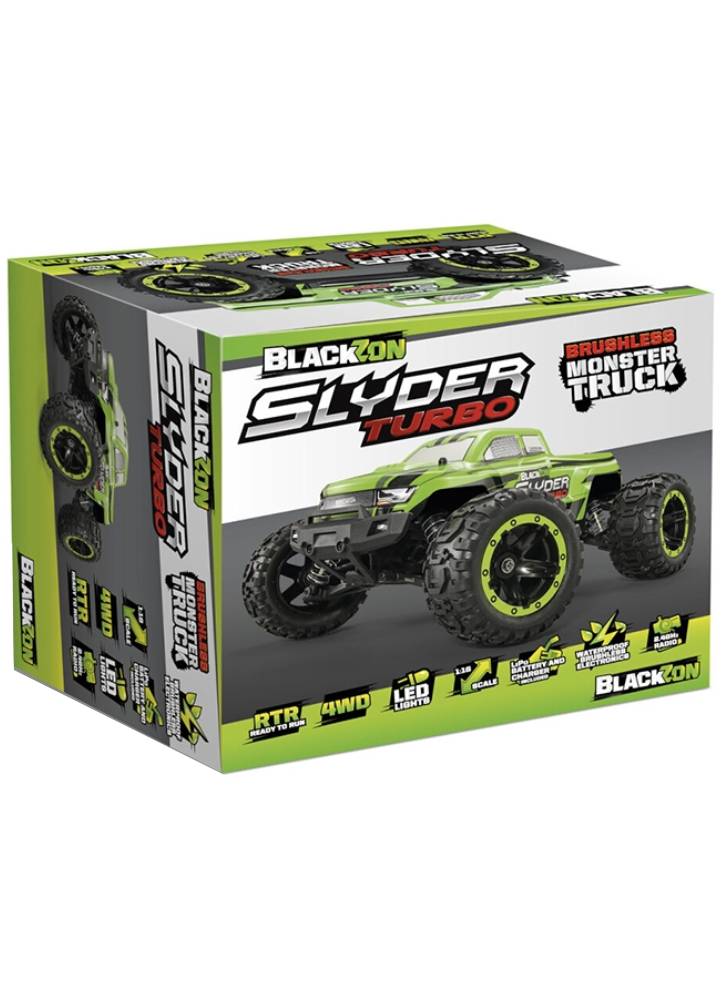 Blackzon Slyder MT Turbo 1/16 4WD 2S Brushless Green (540200)