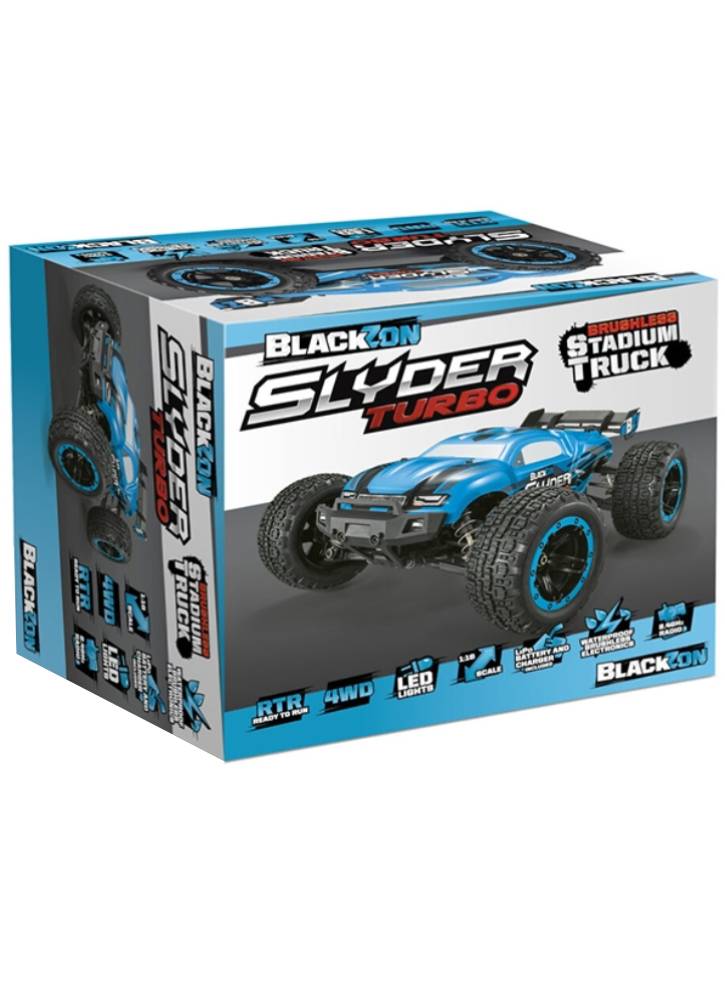 Blackzon Slyder ST Turbo 1/16 4WD 2S Brushless Blue (540203)