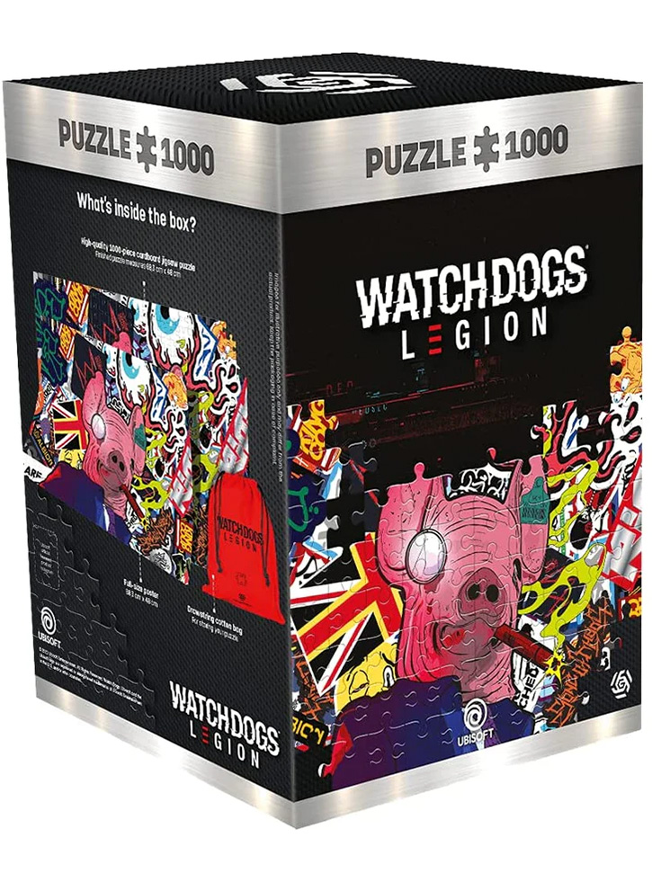 Puzzle Watch Dogs Legion Pig Mask 1000pc