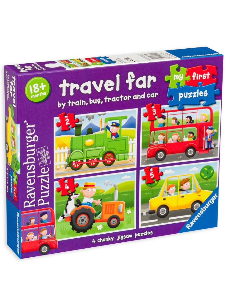 Puzzle Ravensburger Travel Far My First Puzzle 2/3/4/5pc