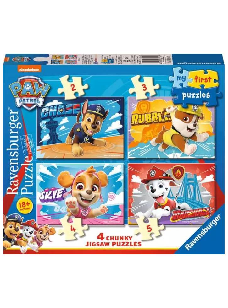 Puzzle Ravensburger Paw Patrol My First 2/3/4/5pc