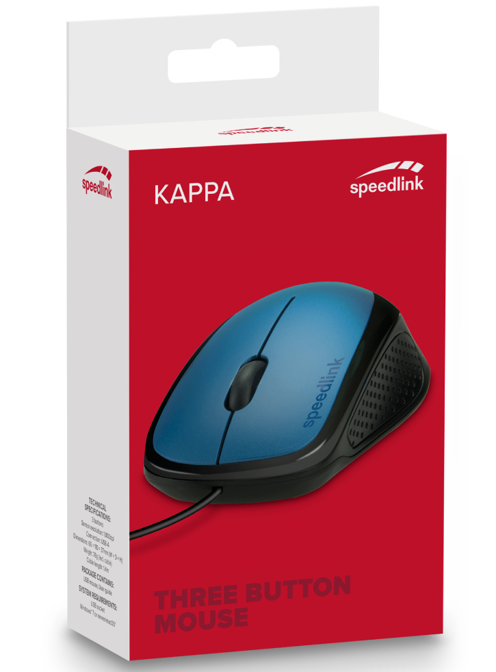 Mouse Speedlink Kappa USB Blue