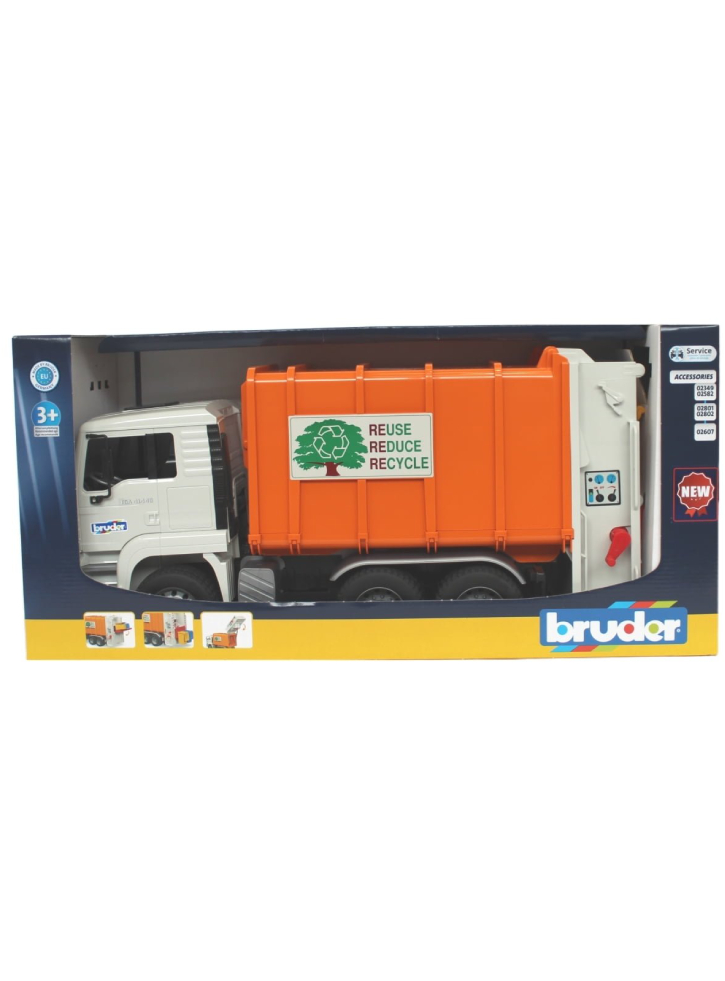 Bruder MAN TGA Rear loading garbage truck (02772)