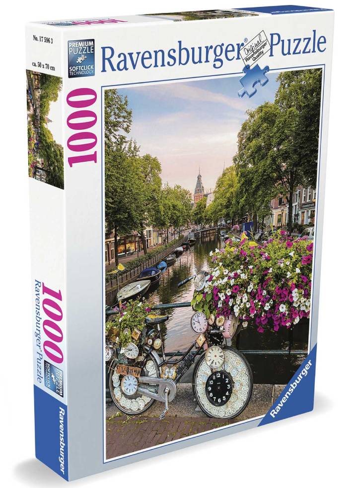 Puzzle Ravensburger Bicycle Amsterdam 1000pc