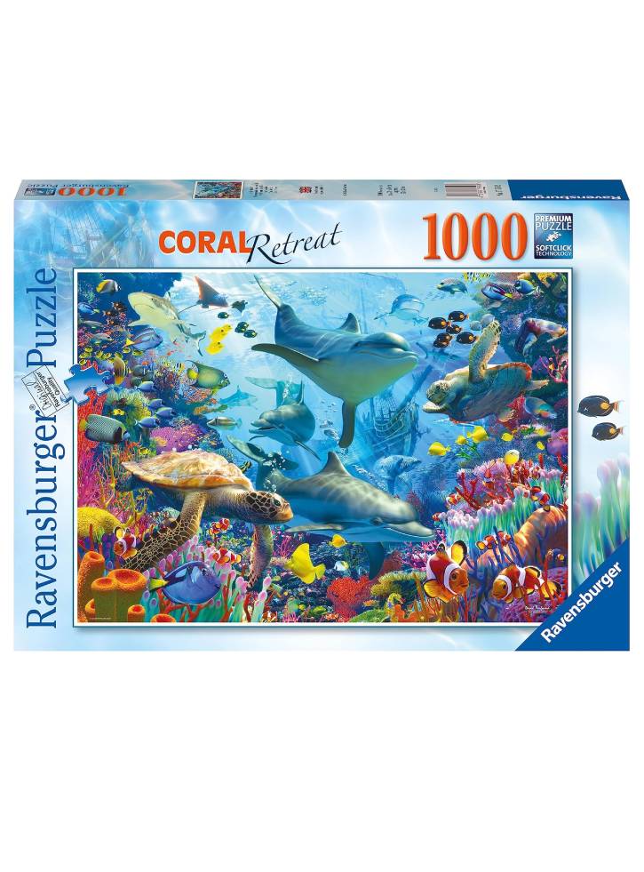 Puzzle Ravensburger Coral Reef Retreat 1000pc