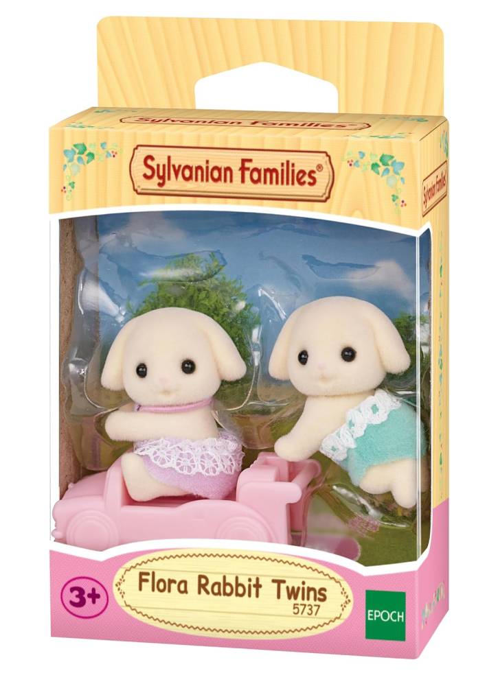 Sylvanian Families Flora Rabbit Twins 5737