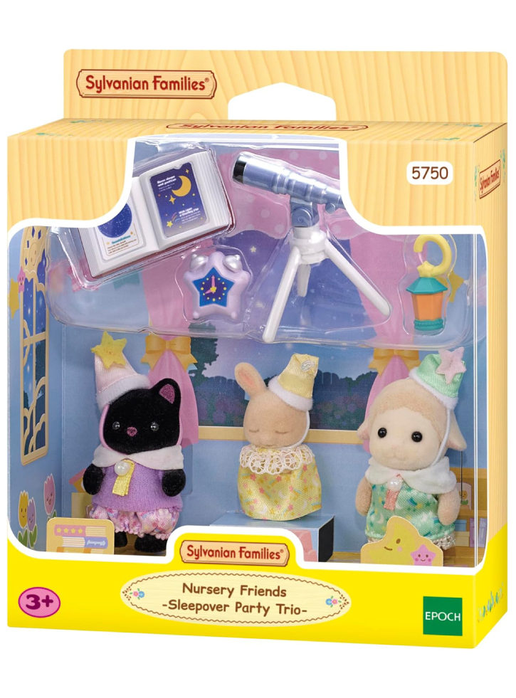 Sylvanian Families Kindergarten Friends Sleepover Party Trio 5750