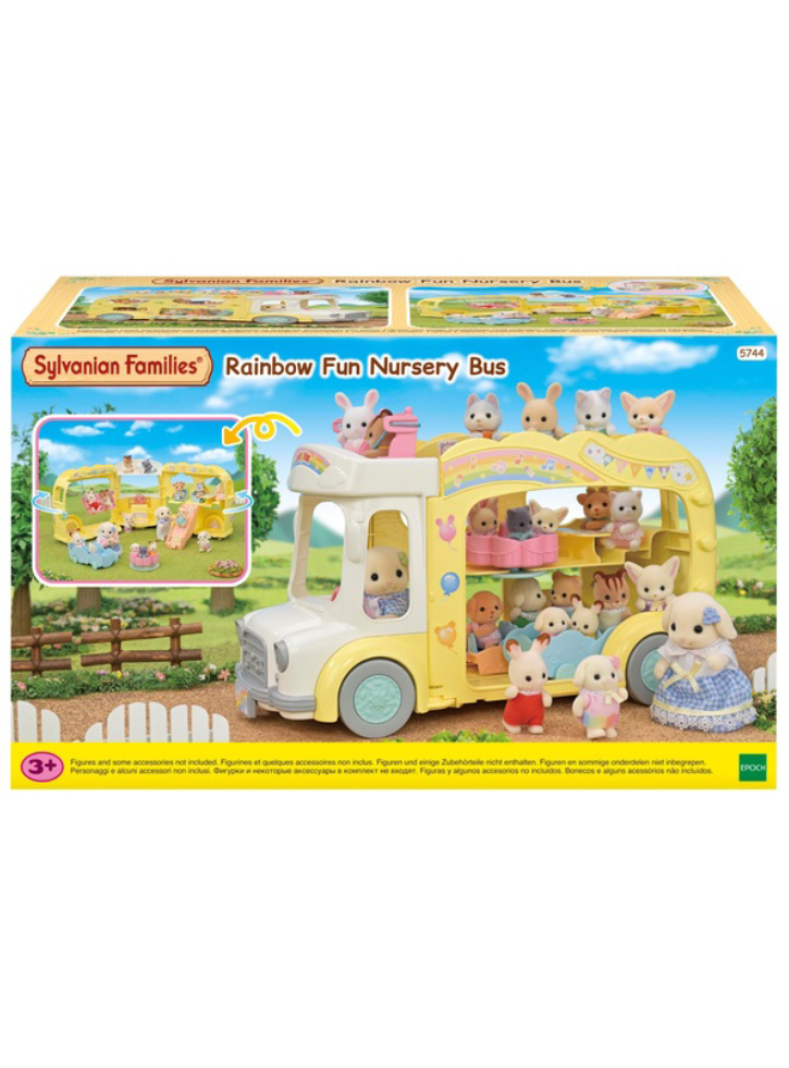 Sylvanian Families Rainbow Fun Kindergarten Bus 5744