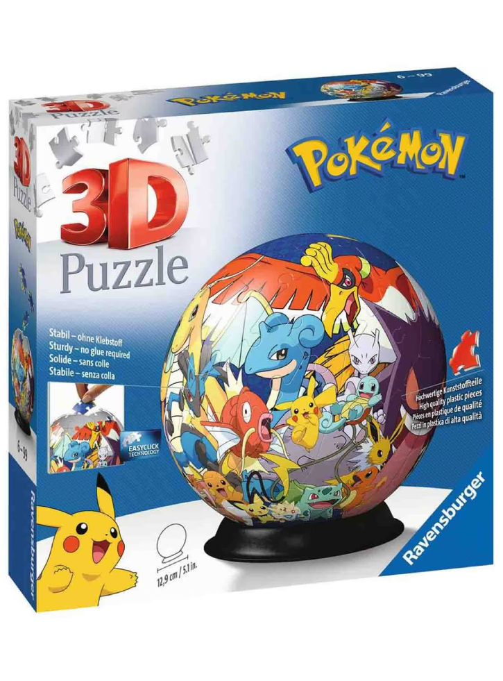 Puzzle Ravensburger Pokemon 3D Ball 72pc (10311785)