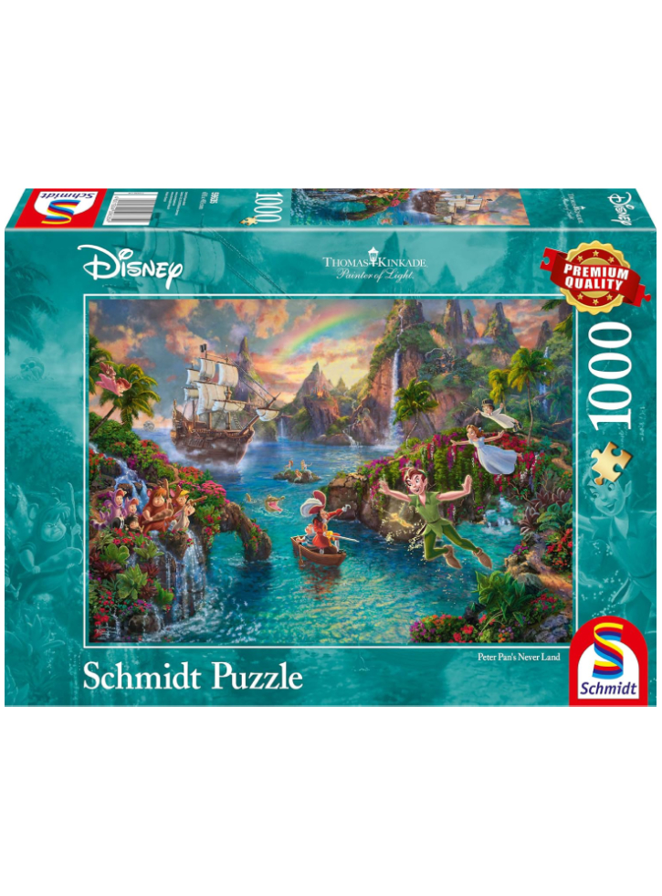 Puzzle Schmidt Thomas Kinkade Disney Peter Pan 1000pc (SCH9635)