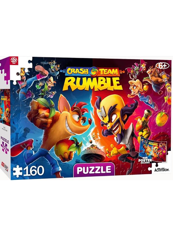 Puzzle Kids Crash Rumble Heroes 160pc