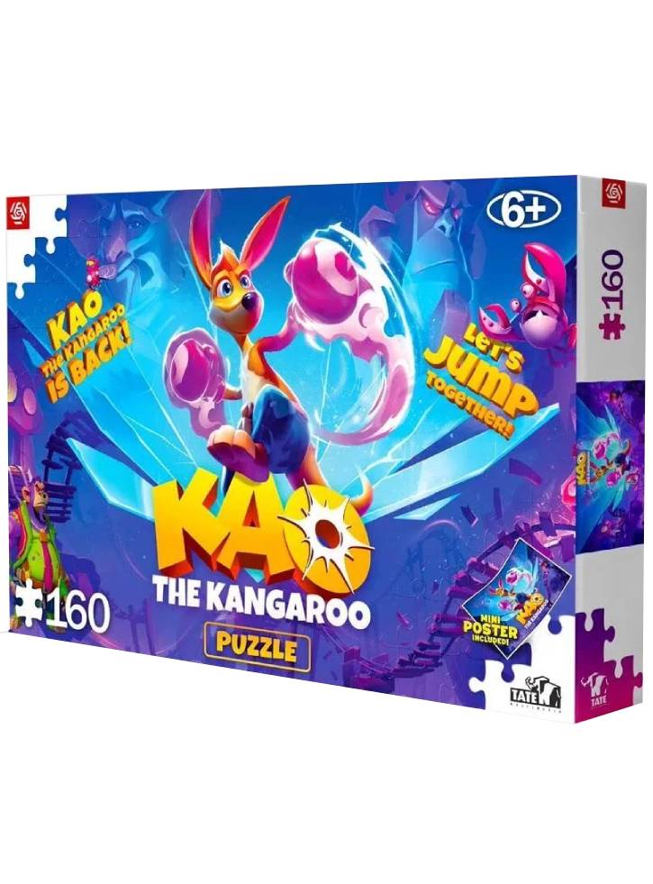 Puzzle Kids Kao The Kangaroo Kao Is Back 160pc