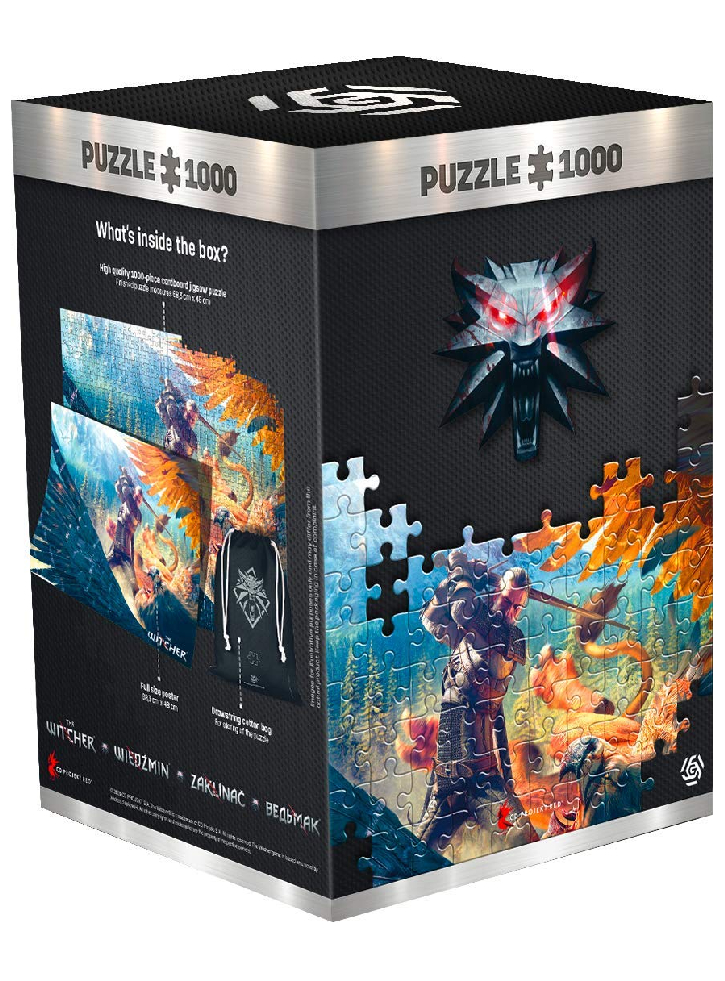 Puzzle The Witcher Griffin Fight Premium 1000pc