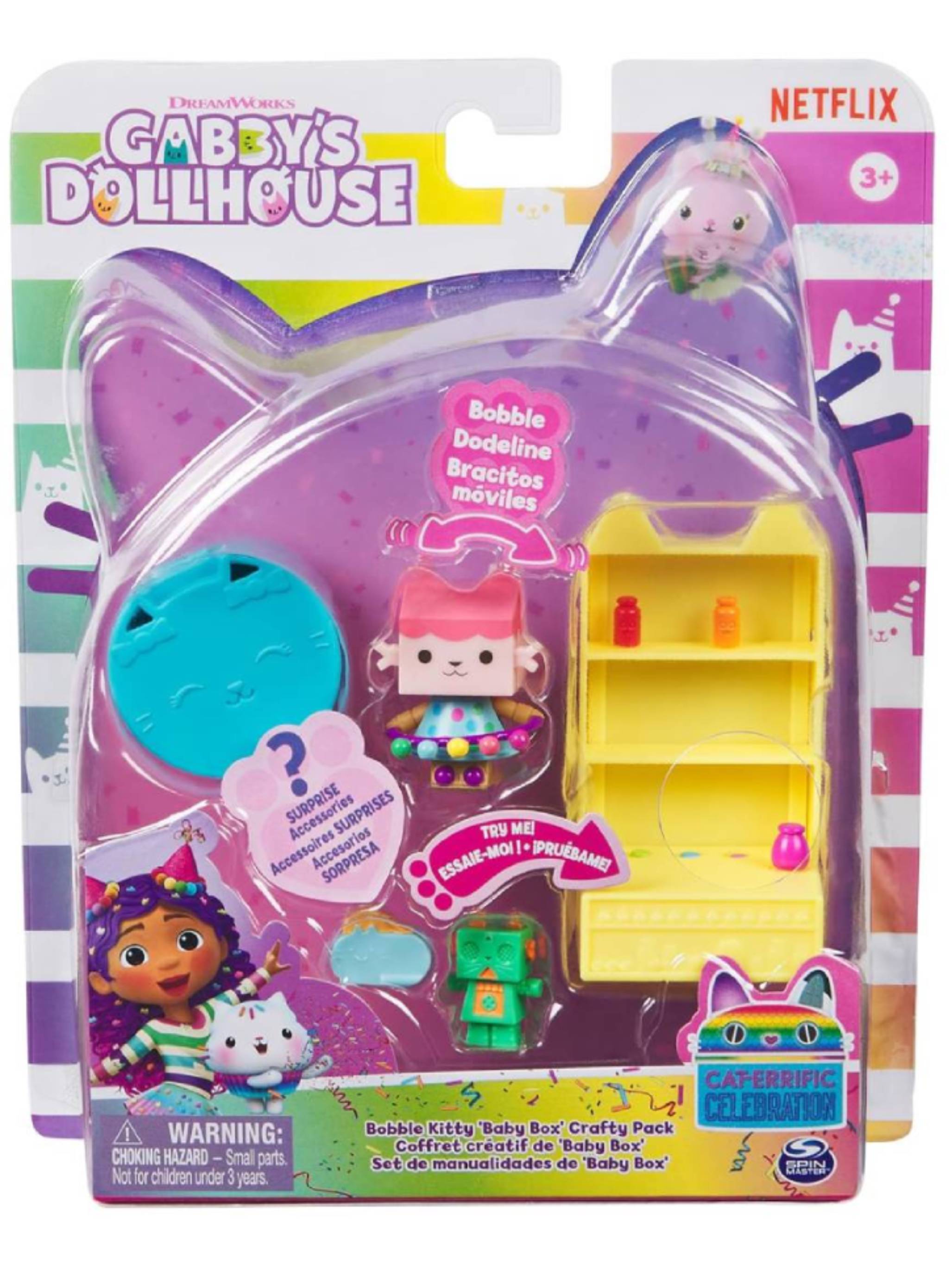 Set Gabby\'s Dollhouse Bobble Kitty Pack Baby Box (6070093)