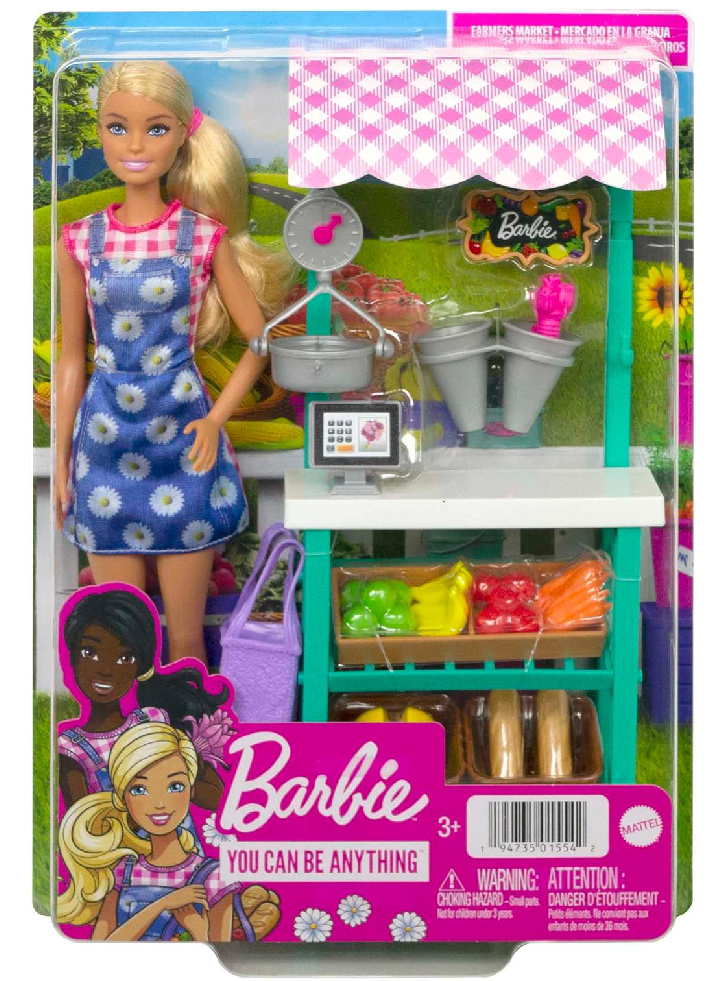 Set Barbie You can be Anything Farmers Market (HCN22)