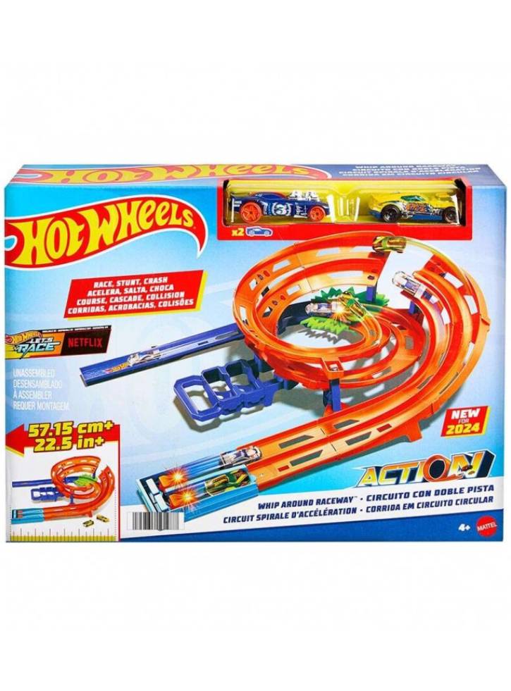 Set Hot Wheels Action Whip Around Raceway Track (HTK17)