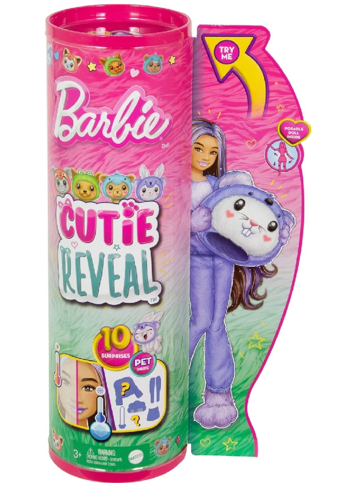 Papusa Barbie Cutie Reveal Bunny as a Koala (HRK26)