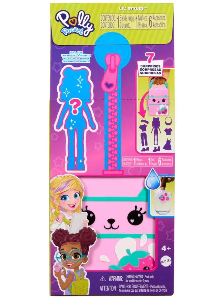 Polly Pocket Lil Styles Case Pink (HTV01)