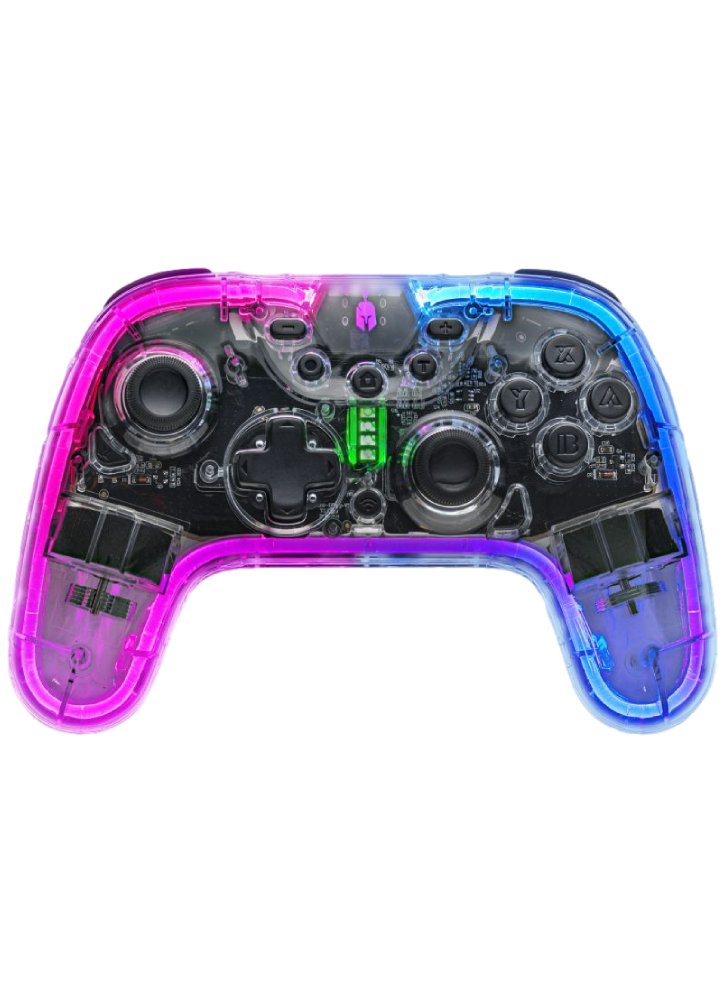 Controller Spartan Gear Dory Wireless Transparent - Nintendo Switch/PC