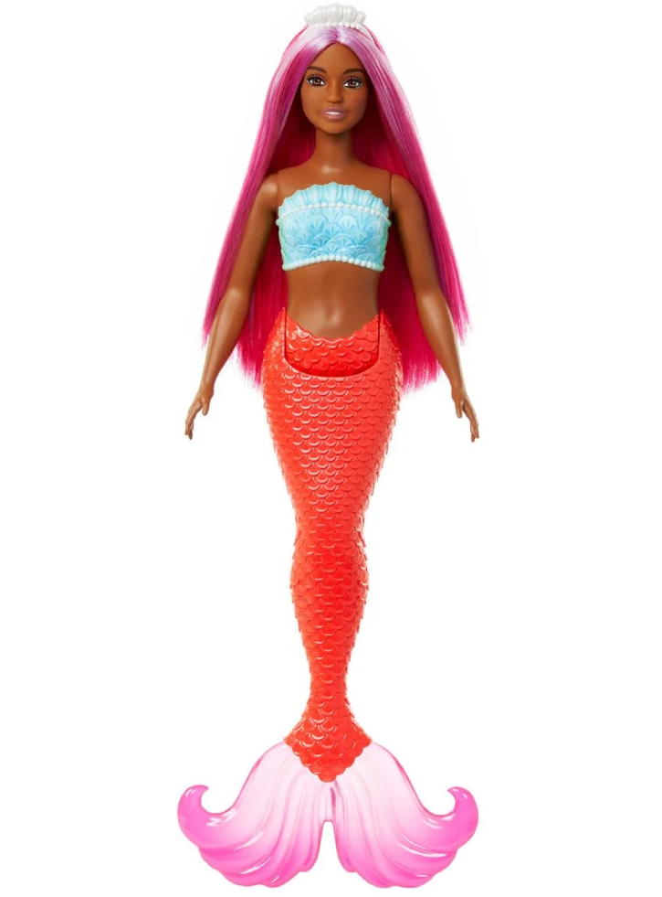 Papusa Barbie Dreamtopia Mermaid Orange (HRR03)