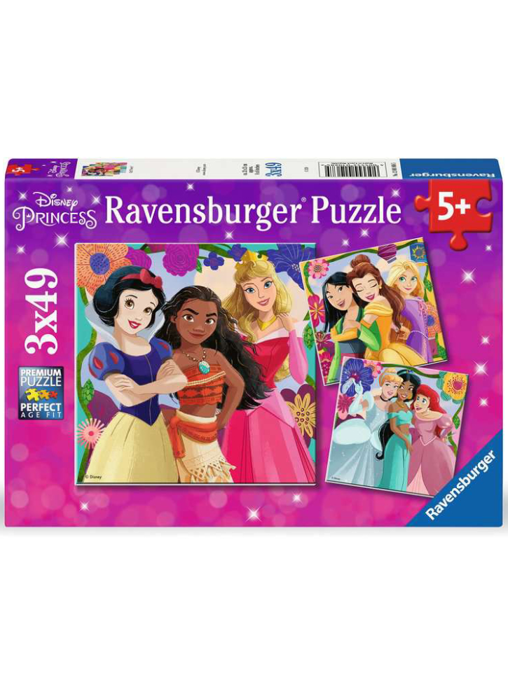 Puzzle Ravensburger Disney Princess 3x49pc