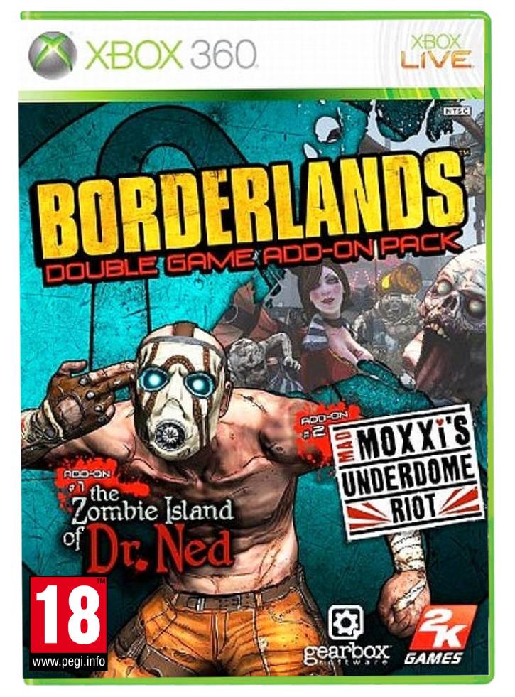 Borderlands Double Game Add On Pack XBOX 360