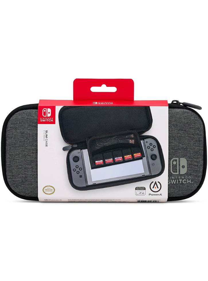 Husa PowerA Slim Charcoal - Nintendo Switch