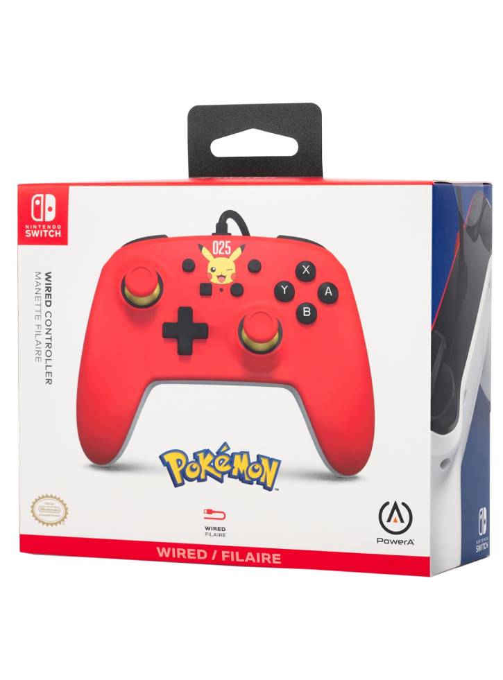 Controller PowerA Wired Laughing Pikachu - Nintendo Switch