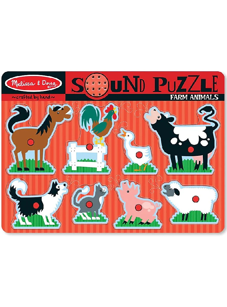 Melissa & Doug Farm Animals Sound Puzzle (50204)