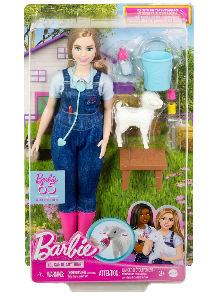 Barbie You Can Be Anything 65Th Anniversary Livestock Farm Veterinarian (HRG42)