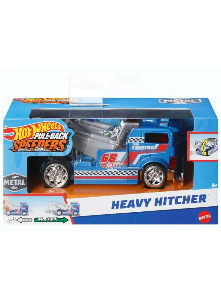 Hot Wheels Pull-Back Speeders Heavy Hitcher (1:43) (HPR80)