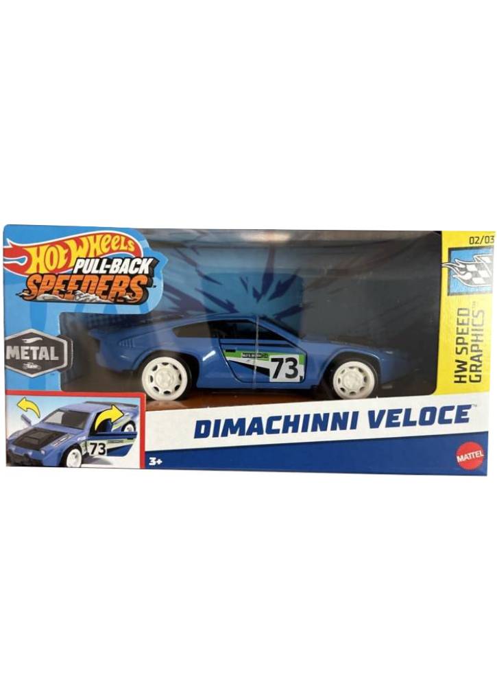 Hot Wheels Pull-Back Speeders Dimachinni Veloce (1:43) (HWH35)