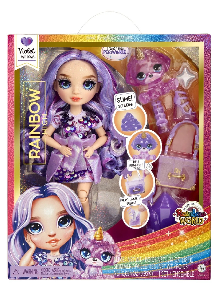 MGA Rainbow High Doll Slime Violet (Purple) (120223-EU)