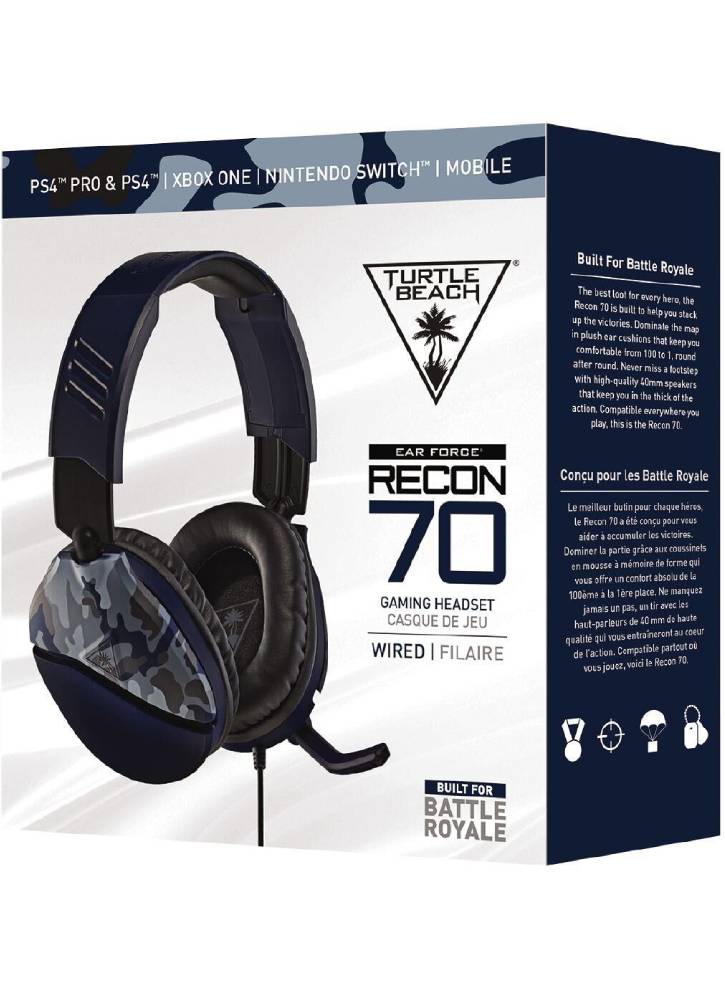 Turtle Beach Recon 70 Blue Camouflage