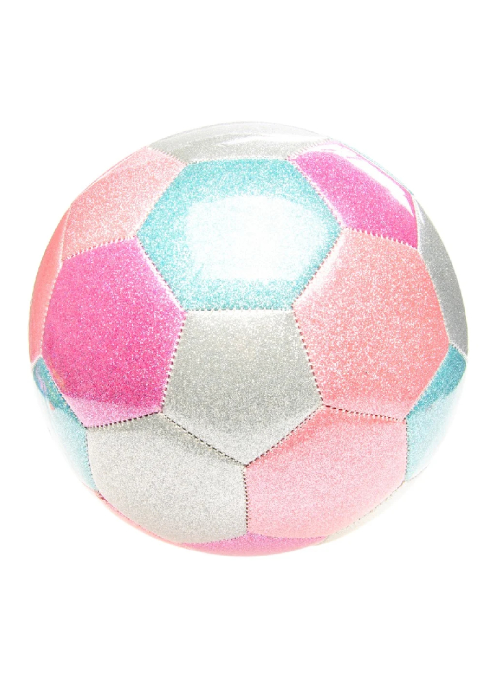 Football Metallic Pink/Silver Size 5 (13307)