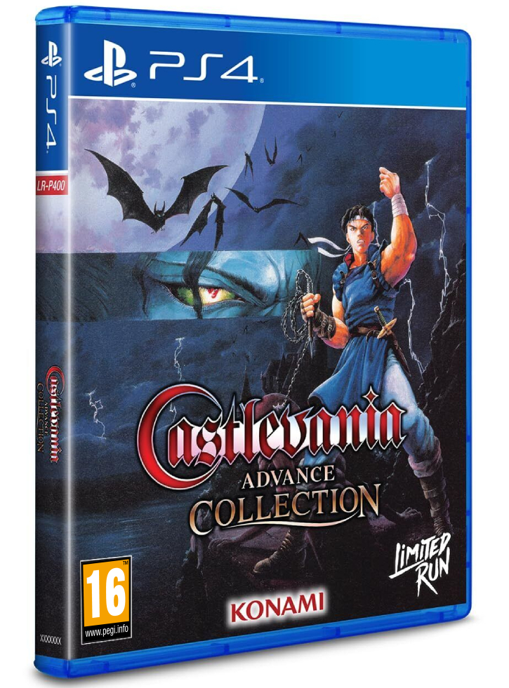 Castlevania Advance Collection Classic Edition Dracula X Cover Плейстейшън 4