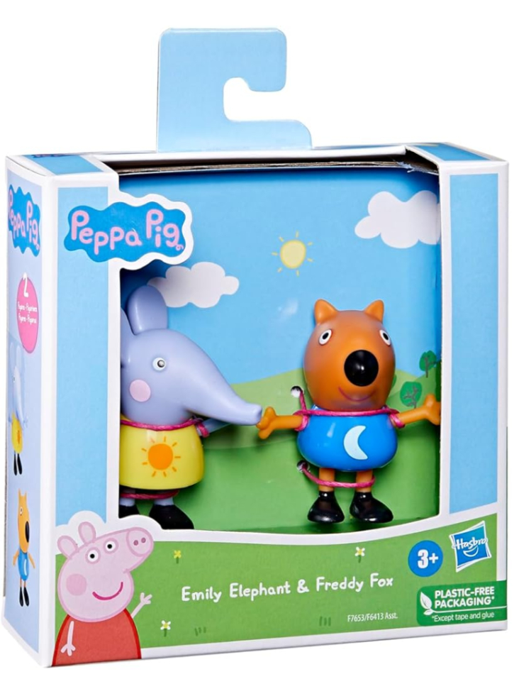 Peppa Pig Best Friends Emily Elephant Freddy Fox F7653