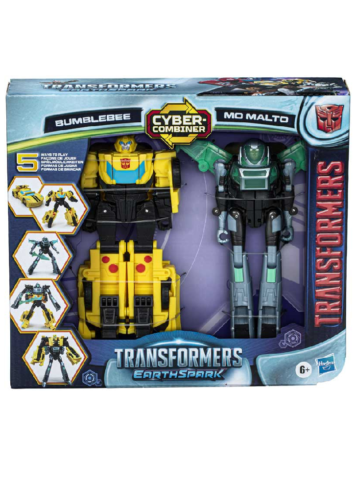 Transformers Earthspark Cyber-Combiner Bumblebee Mo Malto (F8439)