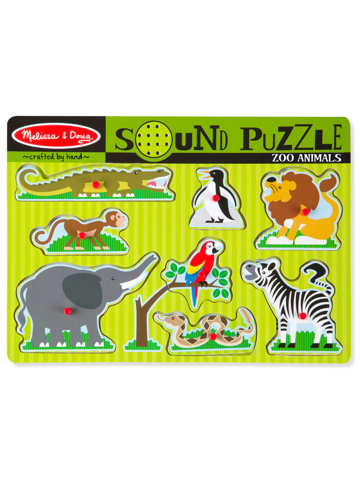 Melissa & Doug Zoo Animals Sound Puzzle (10727)