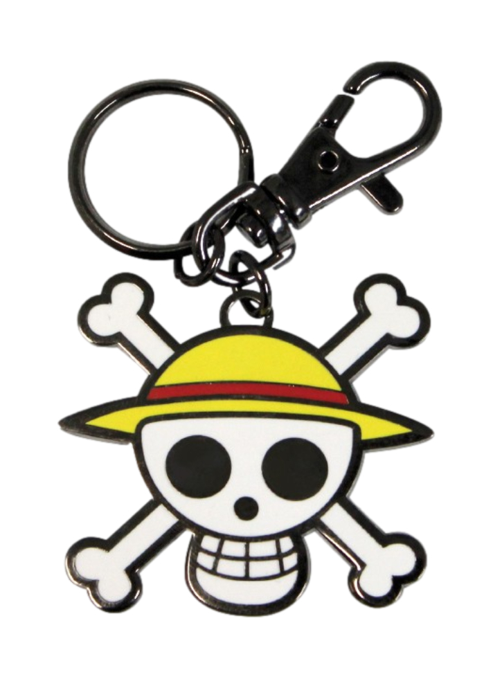 Abysse One Piece Skull Luffy Metal Keychain (abykey004)