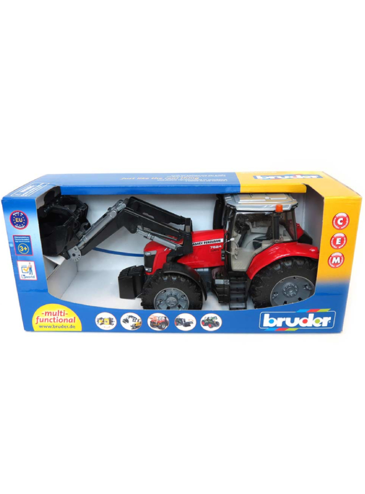 Bruder Massey Ferguson 7624 with frontloader (03047)