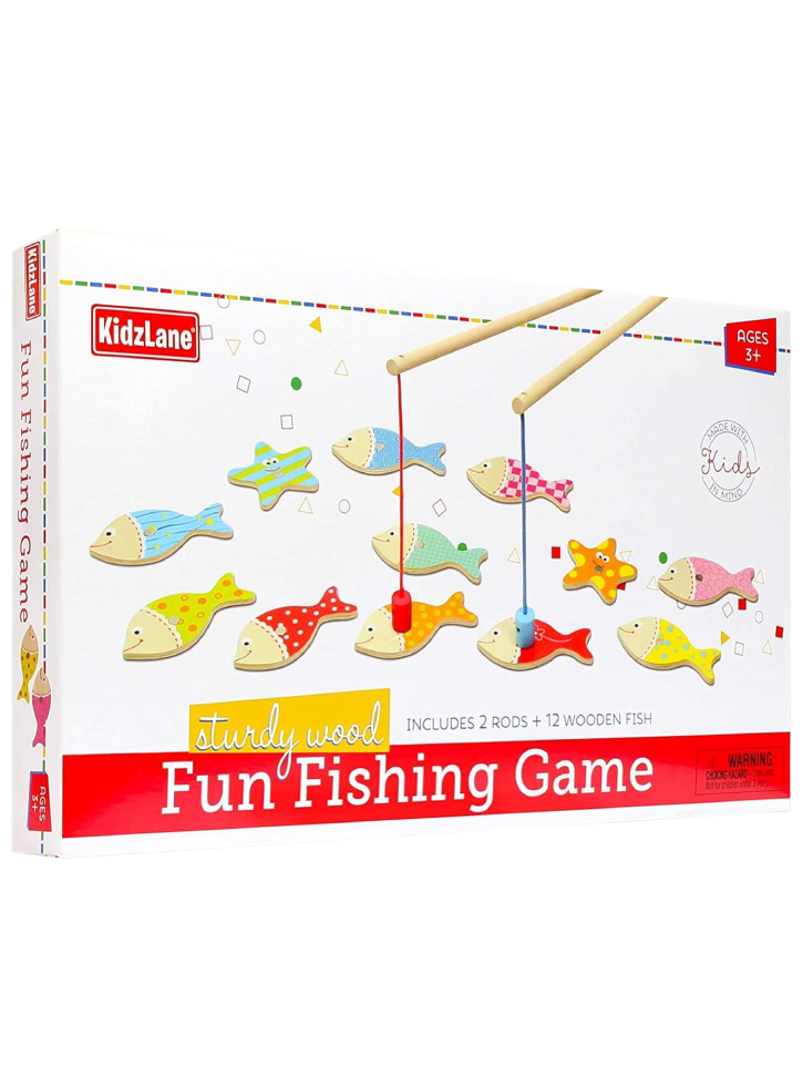 Small Wood Magnetic Fishing Game (L20044)